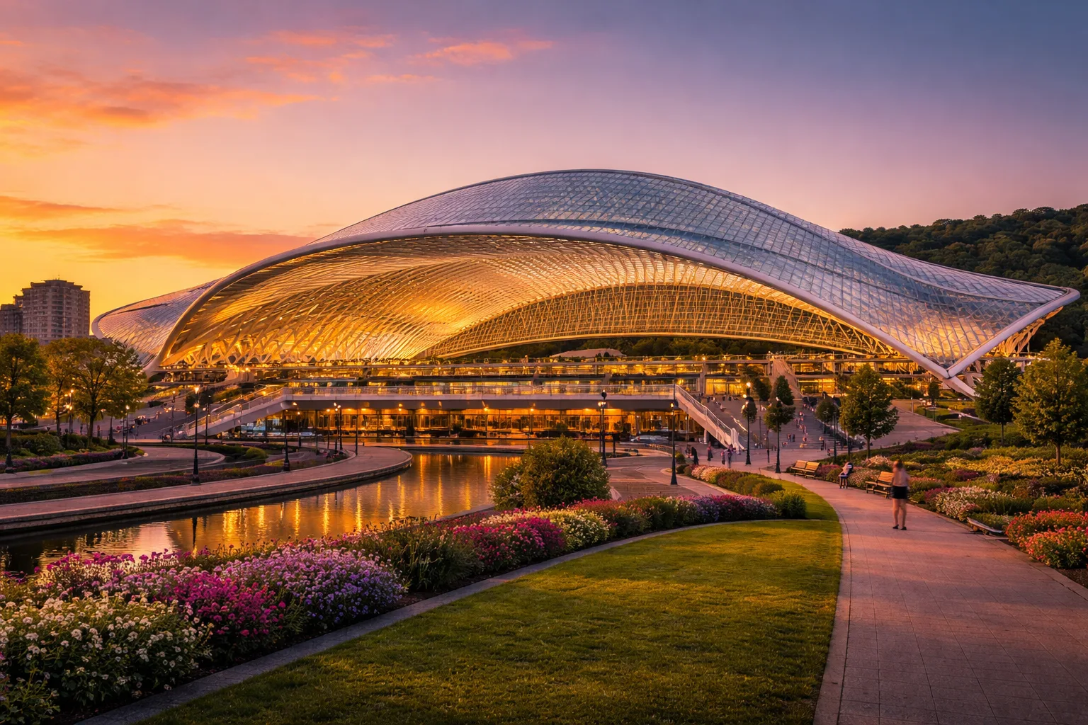 Liège 1 Private transfer to Liege Guillemins train station Belgium HubTransfers chauffeur service