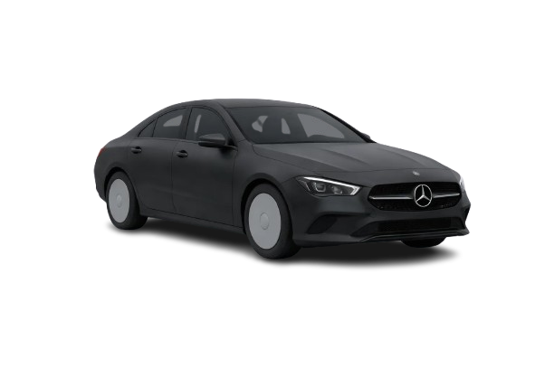 Mercedes CLA black sedan - standard private chauffeur transfer Belgium - HubTransfers